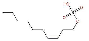 (Z)-3-Decenyl sulfate